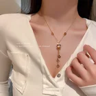 Ожерелье Juno в Корейском стиле для женщин ожерелья-Чокеры ювелирные изделия Аксессуары для женщин ожерелье с опалом Ювелирные изделия Аксессуары