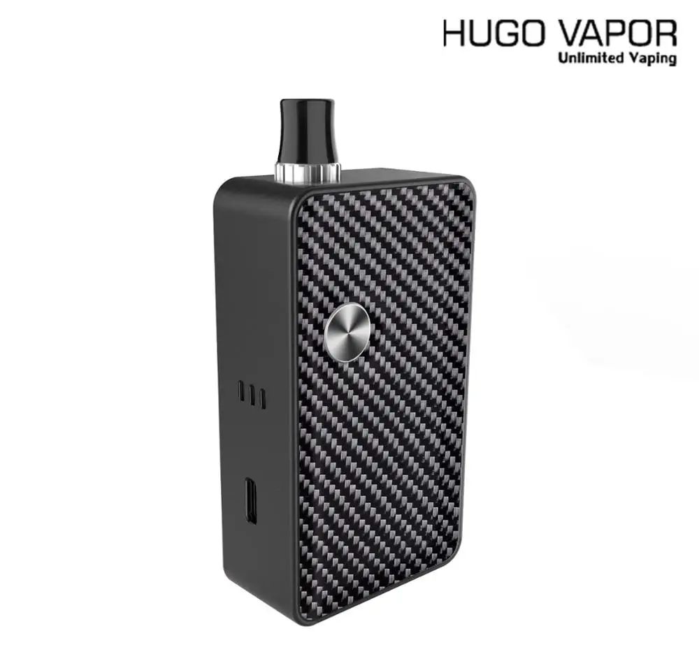 Электронная сигарета Pod System Kit набор вейпов Hugo Vapor Planet 45W картридж 3 мл питание от