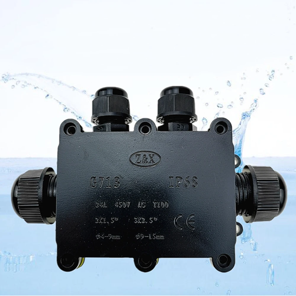 Распределительная коробка Водонепроницаемая КАБЕЛЬНАЯ СОЕДИНИТЕЛЬНАЯ КОРОБКА