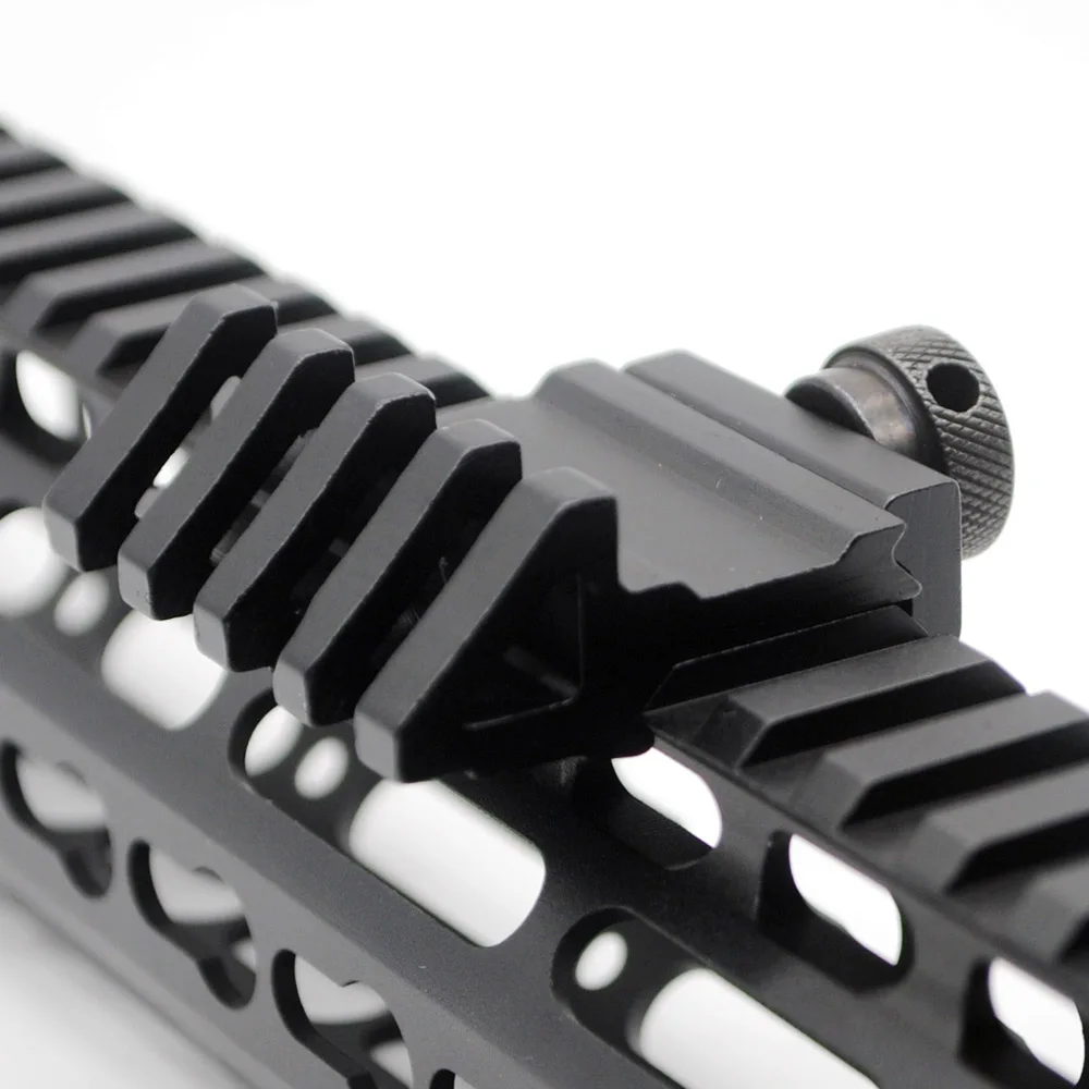 

TriRock Tactical 45 Degree Offset side rail Riser Scope Mount Fits 20mm Picatinny weaver Dovetail Hunting Accessory