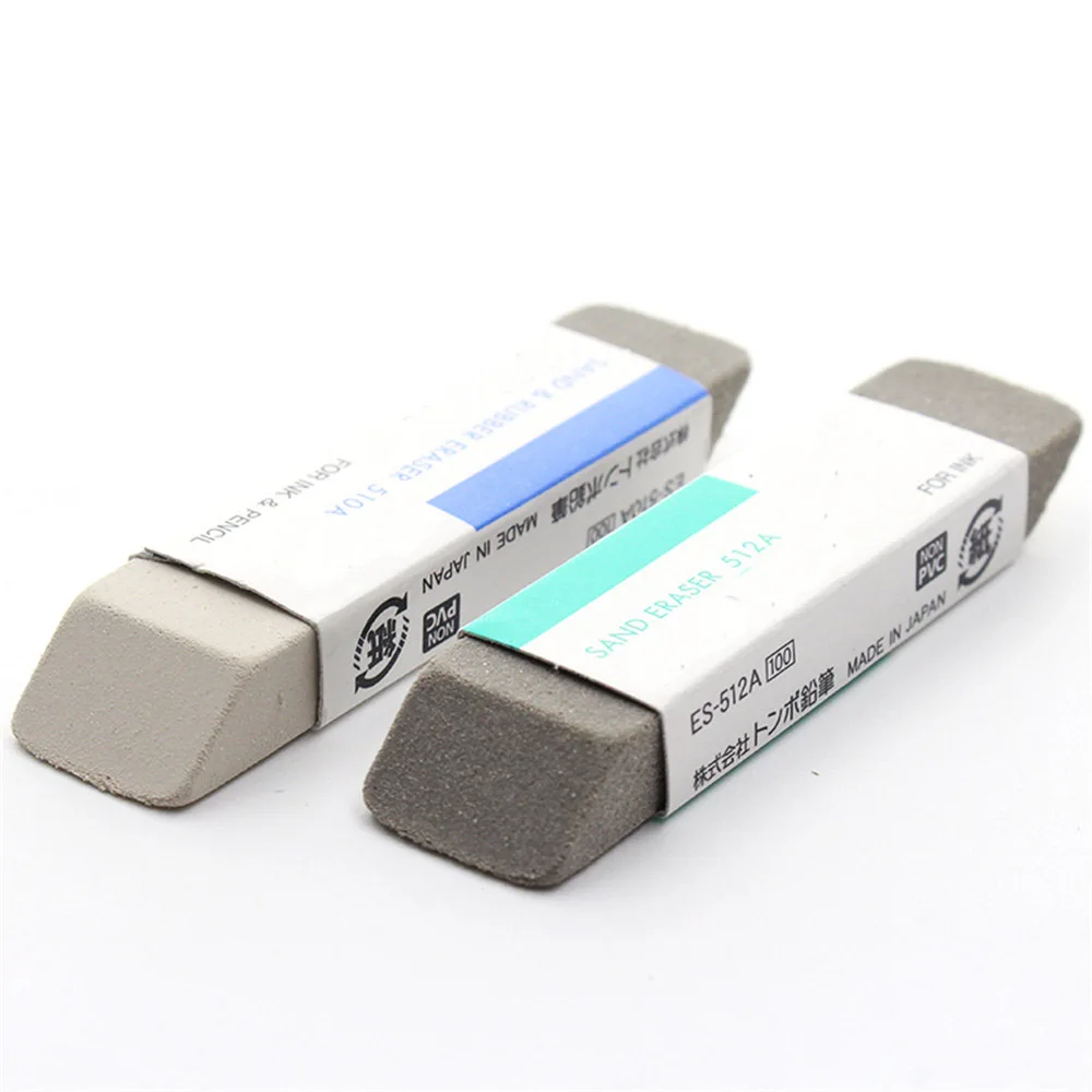 1pc Natural Rubber Eraser Fountain Pen Ink Pencil Sand Kawaii Stationery School Office Correction Supplies|Ластики| |