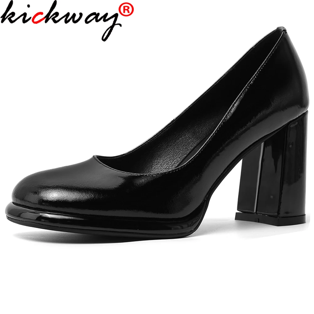 

Kickway Sexy Female Pumps Square High Heels Women Shoes 2021 Spring Summer Shoes Woman Heels Party Basic Shoes For Women 34-42