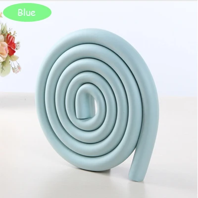Light Blue U-образные и плоские детские безопасные изделия Детские краш Бар стекло журнальный столик стол угловая защитная полоса для детей лента - Цвет: Light Blue