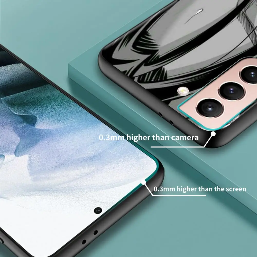 

anime Attack On Titan Smartphone Cover For Samsung Galaxy S21 ultra S20 FE S10 Plus S9 S10e S10lite Shell Soft Fundas