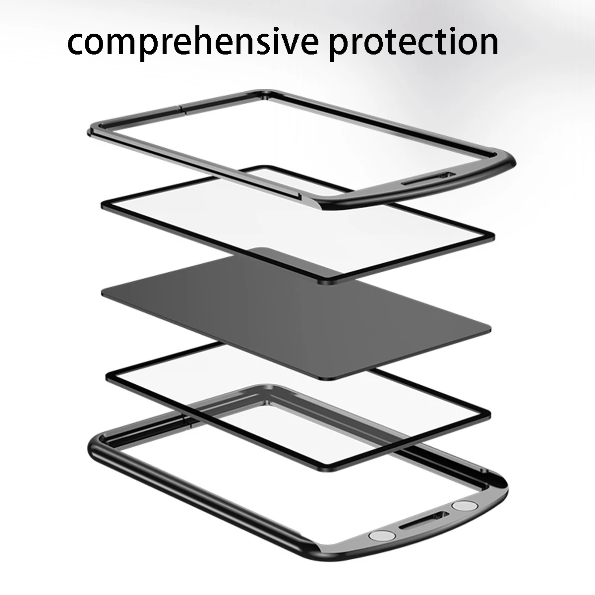 

Aluminum Alloy Key Card Holder Protector Cover for Tesla Model 3 Y with Keychain