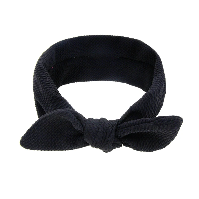 

Cotton High Elastic Kids Turban Girls Candy Color Headband Children Cute Rabbit Ears Suit for 0-4 years old Hair Accessories
