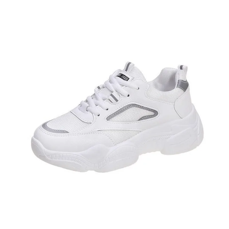 

2020 Designers Sneakers Platform white Luminous Fashion Women Lace Up Casual Shoes Brand Woman Sports Trainers Old Dad Shoes