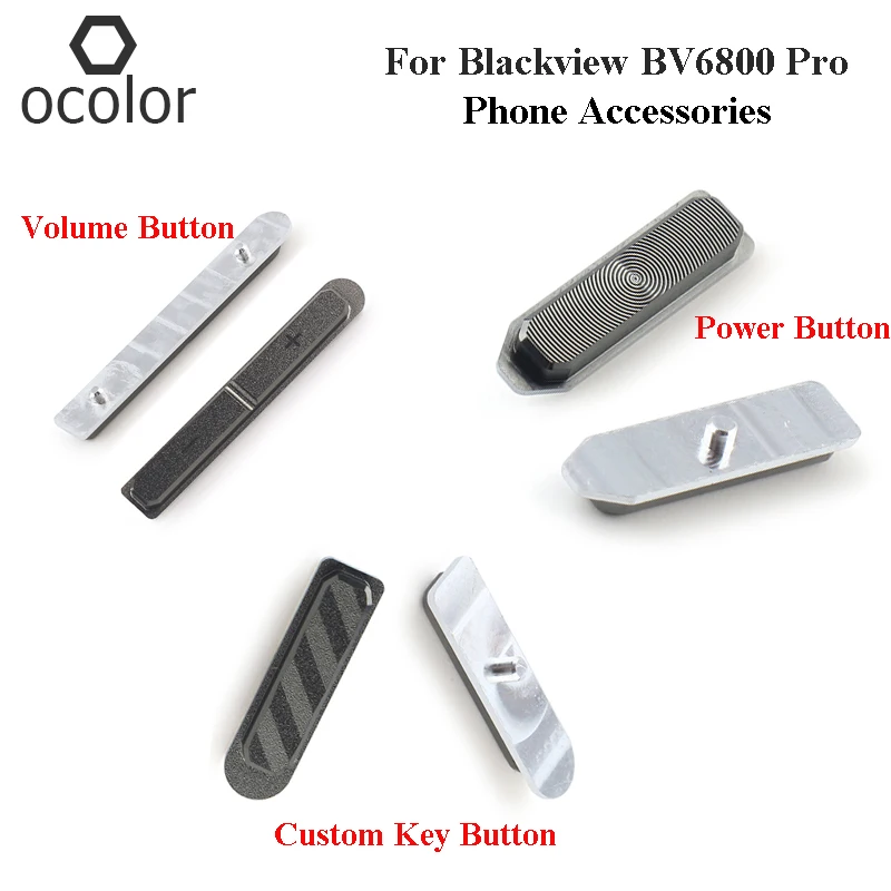 Ocolor для Blackview BV6800 Pro кнопка регулировки громкости Боковая пользовательская