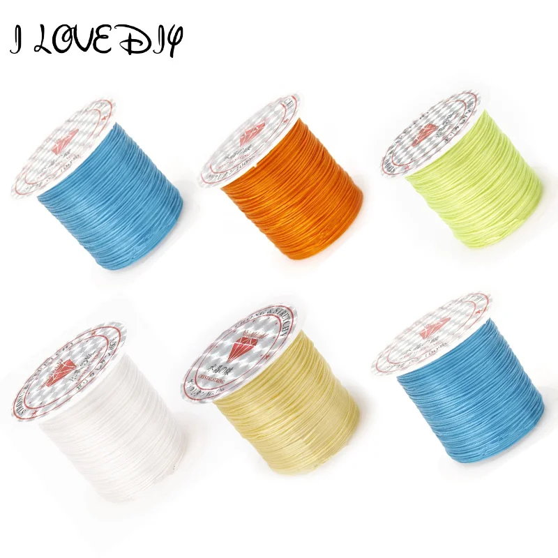 

Wholesale 1 Roll (10 Meters) Thread Strong Stretchy Elastic String Cord 1mm for DIY Jewelry Making