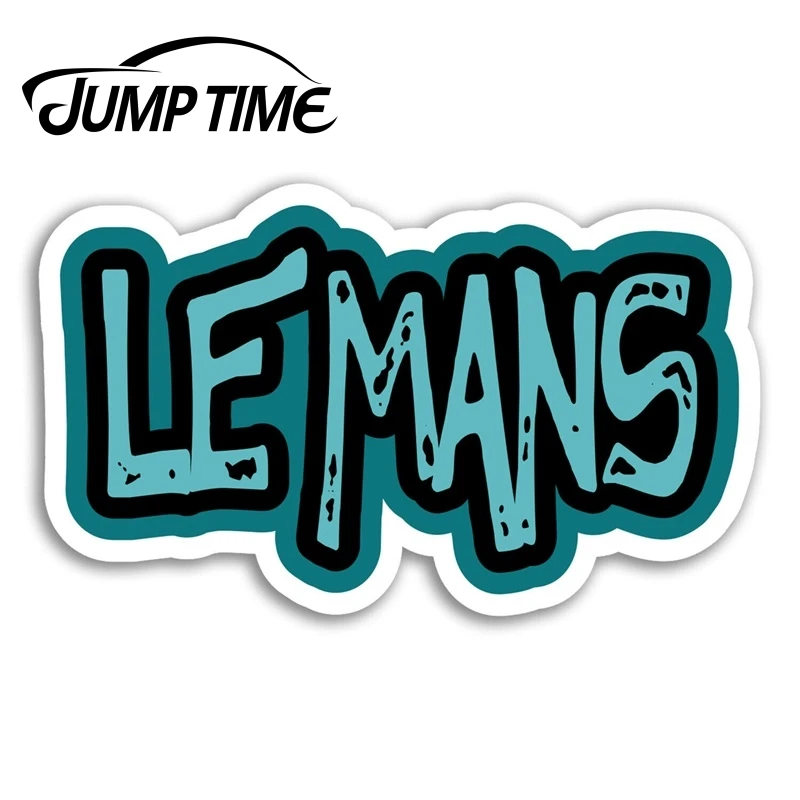 

Виниловый стикер Jump Time Le Mans s, французский стикер для гоночных автомобилей, для ноутбука, багажа, автомобиля, забавная наклейка на багажник, о...