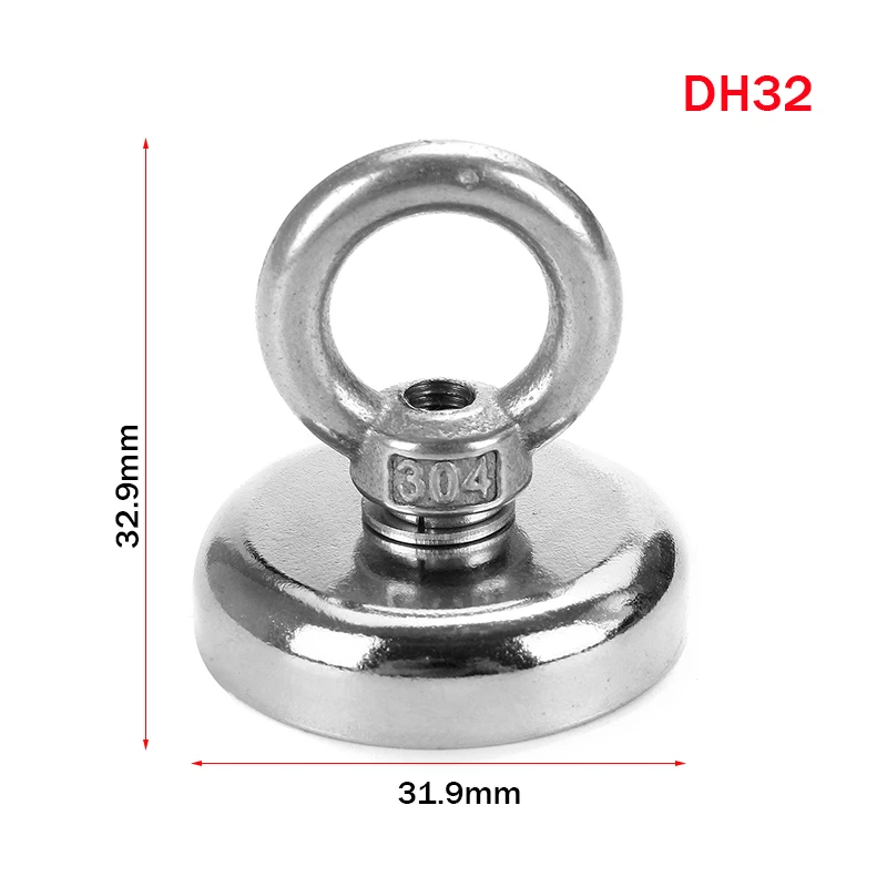 Max250кг мощный спасательный магнит рыболовные магниты глубоководный крючок