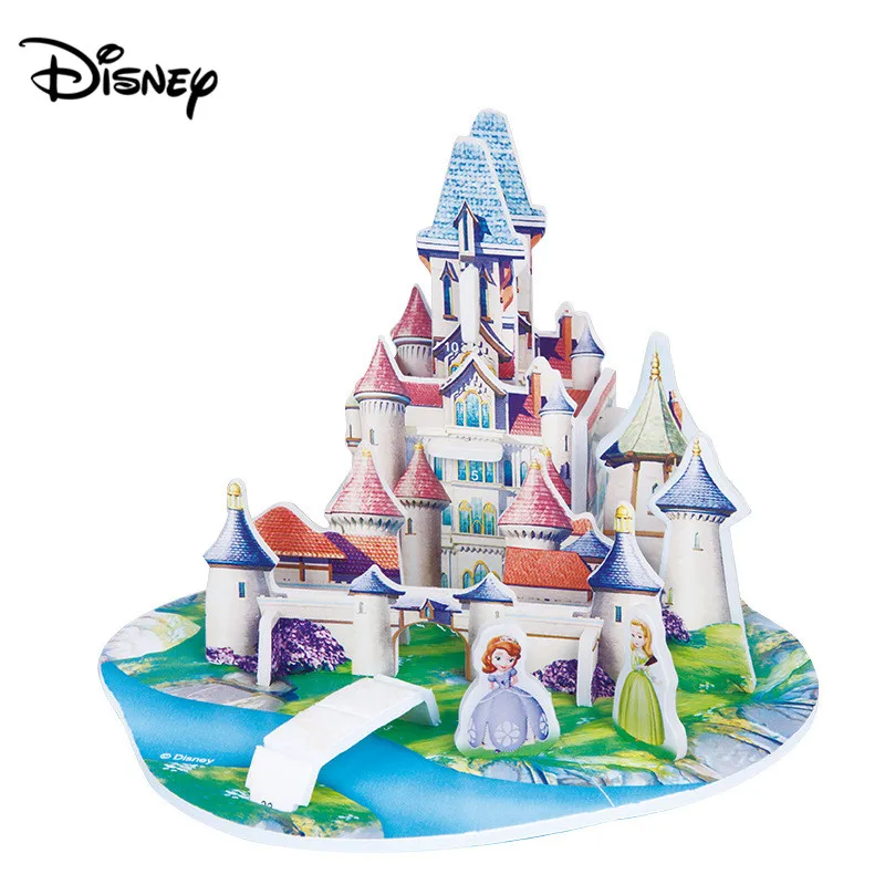Бумажные 3D Пазлы Disney Snow Sophia для детей 3 4 5 6 7 лет мужчин и женщин|Пазлы| |