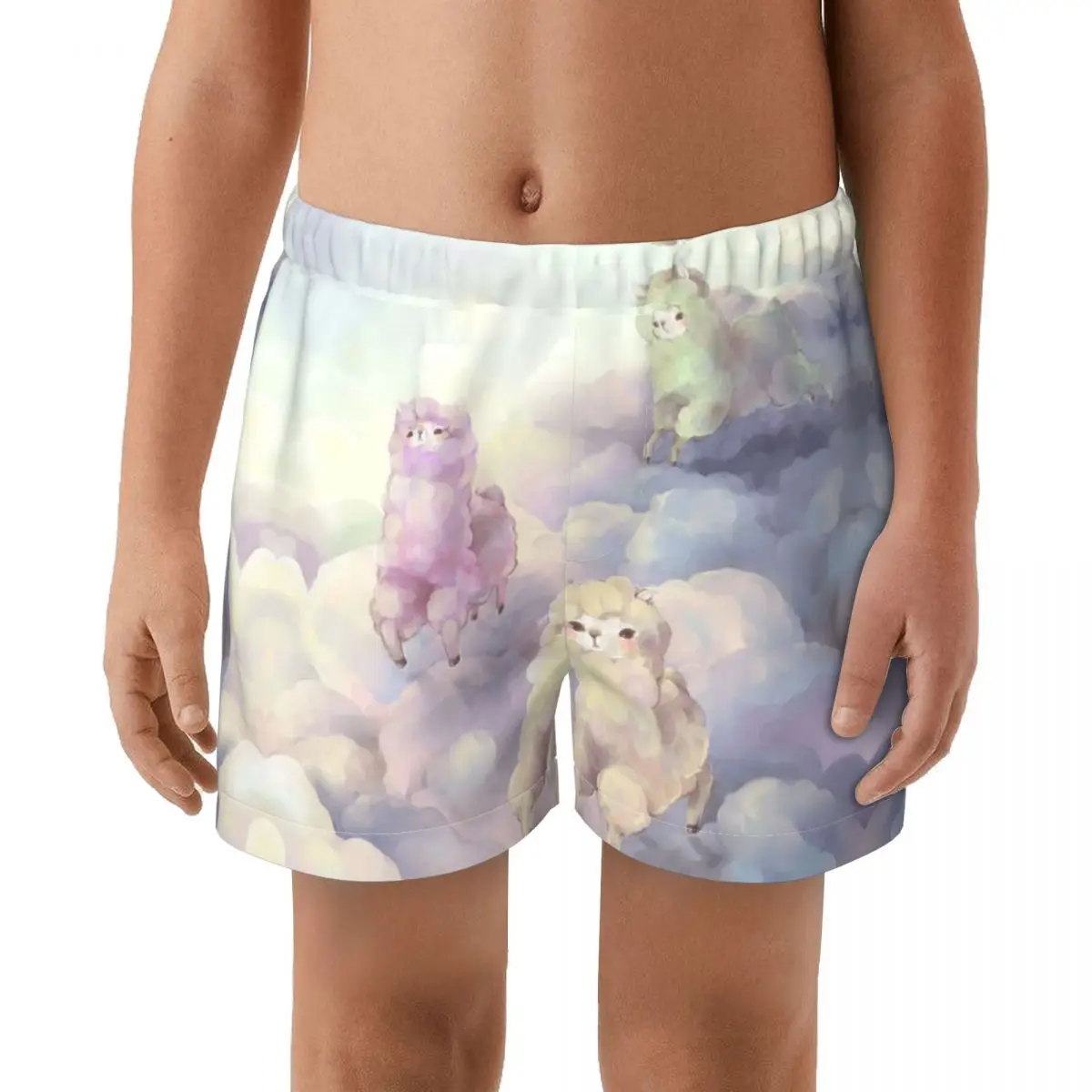 

Фирменные плавки для мальчиков Alpaca, плавки с заниженной талией, шорты пуш-ап, трусы, боксеры, летние детские плавки