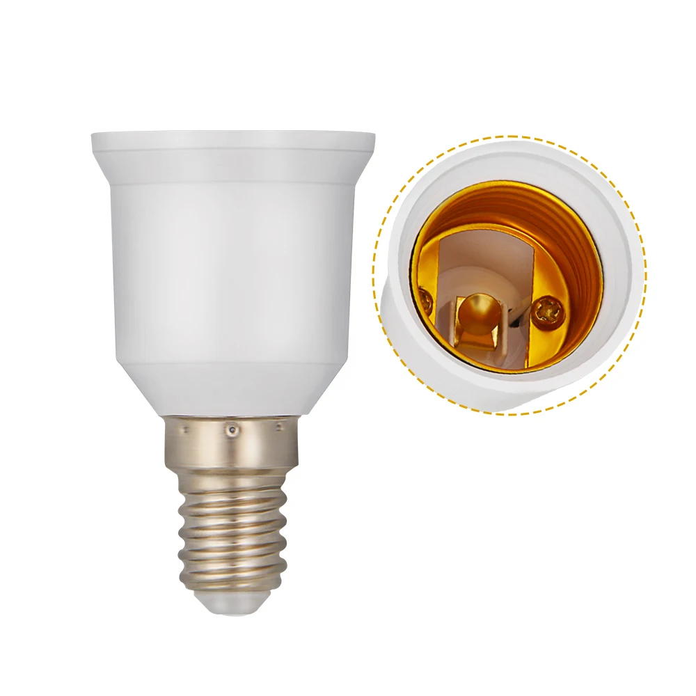 1x конвертер E14 в E27 адаптер конверсионная розетка высокого качества материал