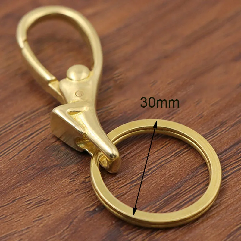 Уплотнительное кольцо твердая латунь крючки для ключей мужской ремень