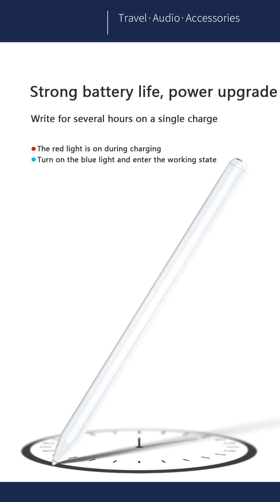 

HTMOTXY Universal Tablet Pen For iPad Pencil Drawing Tablet Capacitive Screen Touch Pen For iPad 7th 8th Pro 11 2020 2018 Air3rd