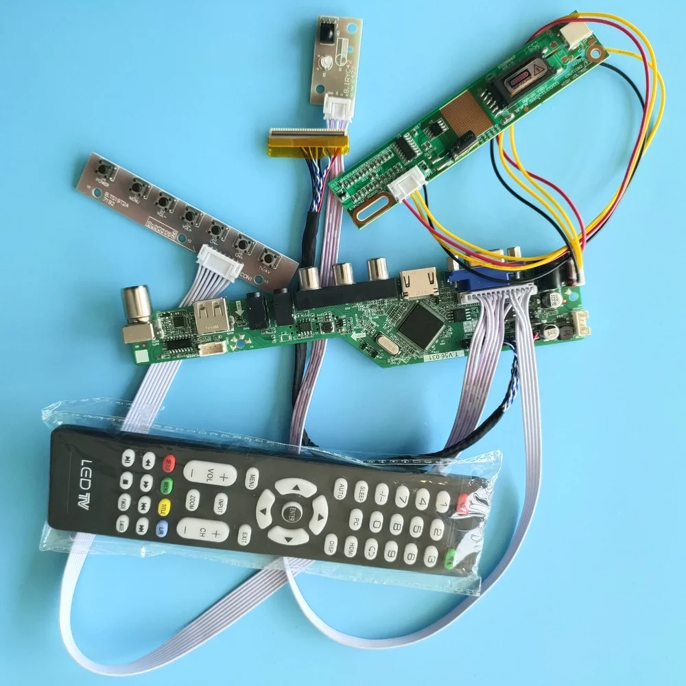 

for N150X3 -L09 Digital Signal Controller USB Module Driver Board 30pin 1 lamps 15" HDMI VGA AV TV New 1024X768