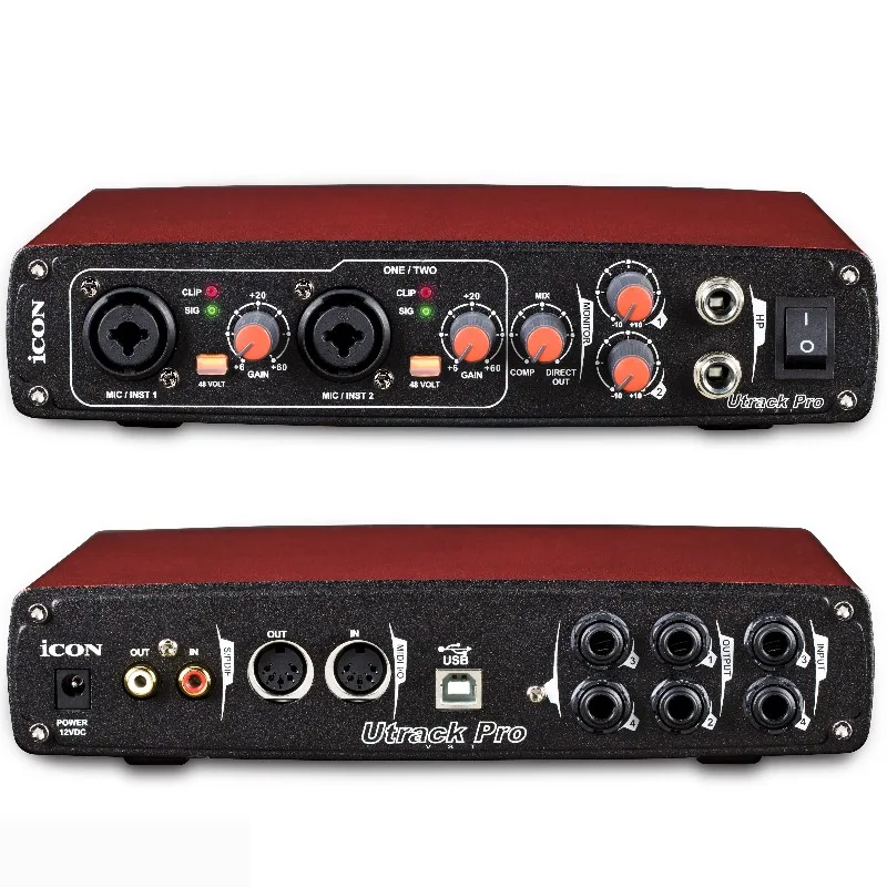 Оригинальная Внешняя USB звуковая карта ICON Utrack Pro VST профессиональный звуковой
