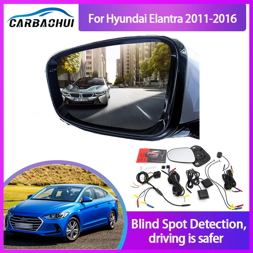 

Для Hyundai Elantra 2011-2016 BSA BSM BSD система мониторинга слепых зон 24 ГГц миллиметр волны радар Датчик Зеркало Предупреждение