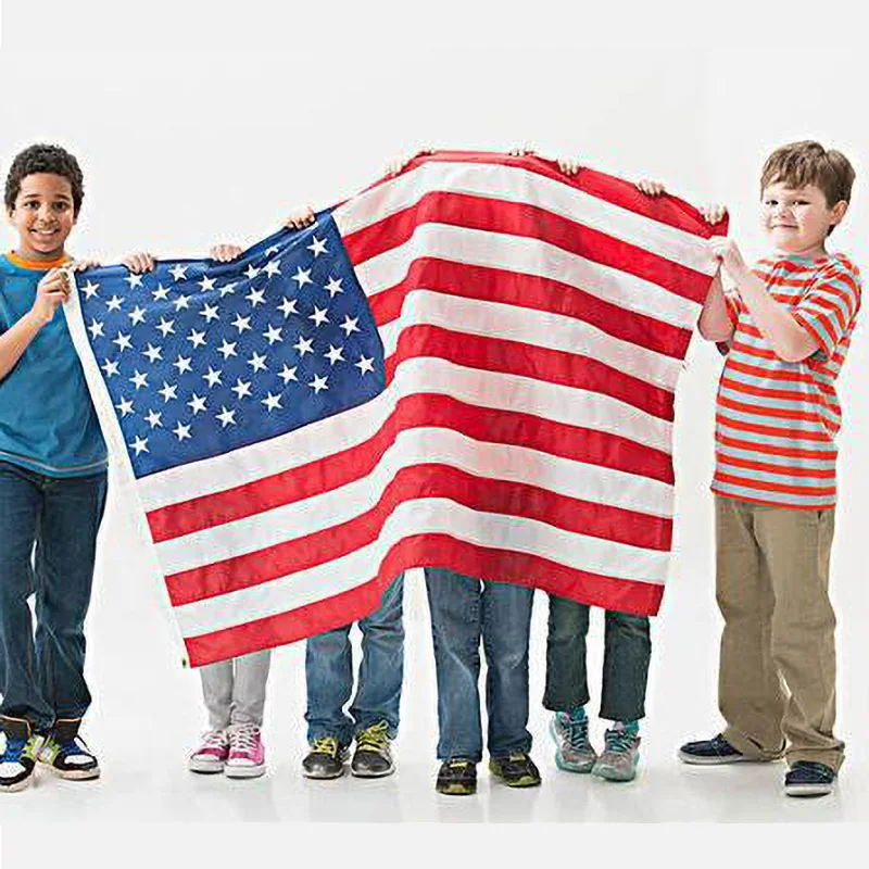 

Высококачественный американский флаг, двусторонний Печатный полиэфир, США, большой президент, флаг с Люверсами, американский флаг 60x90 см, ...