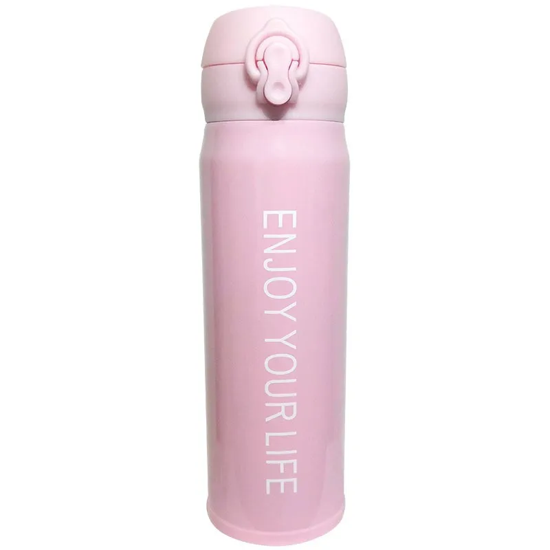 Отказов крышка письмо 304 Нержавеющая сталь термос чашка мужской простой подход