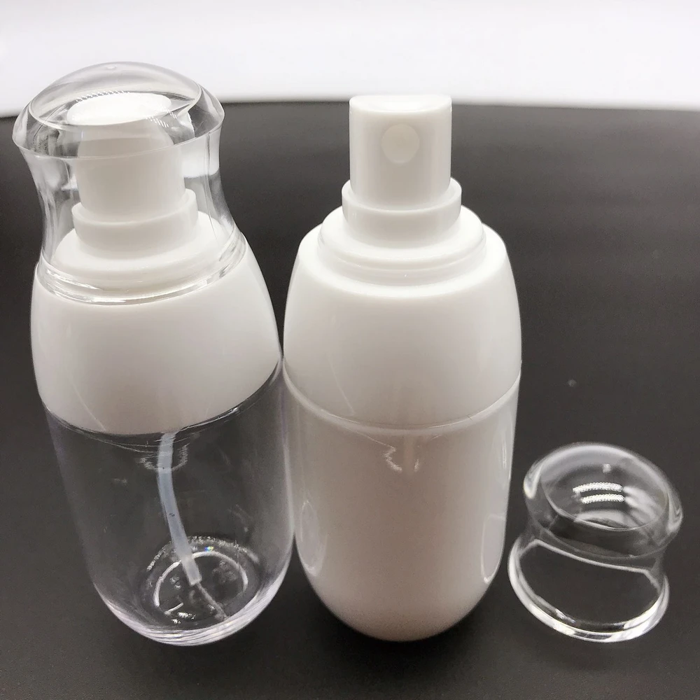 PETG 50ml 30pcs Plastic Spray Bottle Perfume Bottle Water Spray Thick Bottle Perfume Cosmetic Containers Makeup Tool