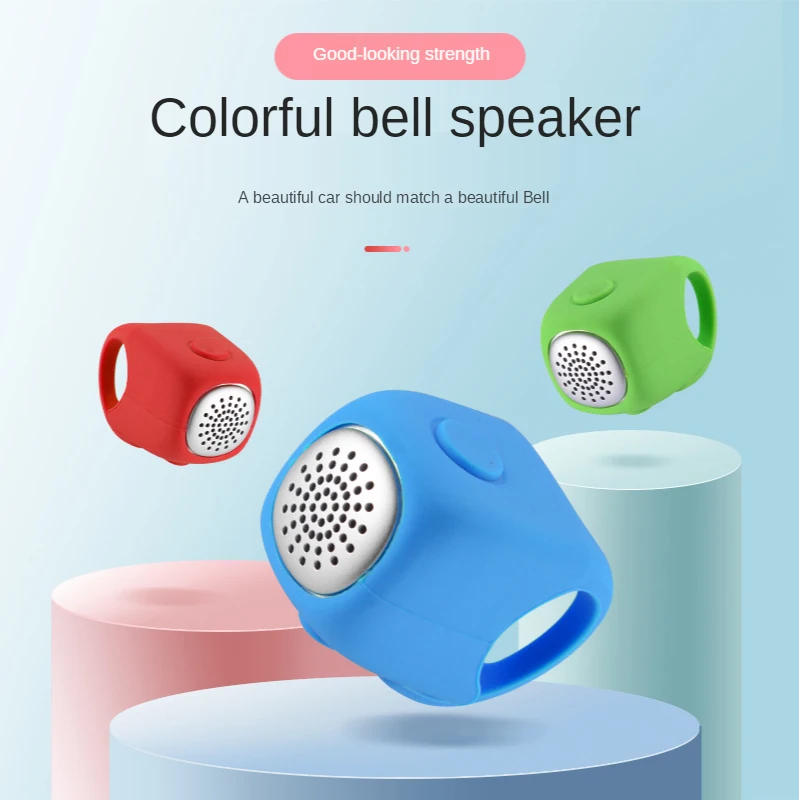 

Electric Cycling Bell 90 DB Horn Rainproof MTB Bicycle Handlebar Silica Gel Shell Ring Bike Bell Bicycle Accessories