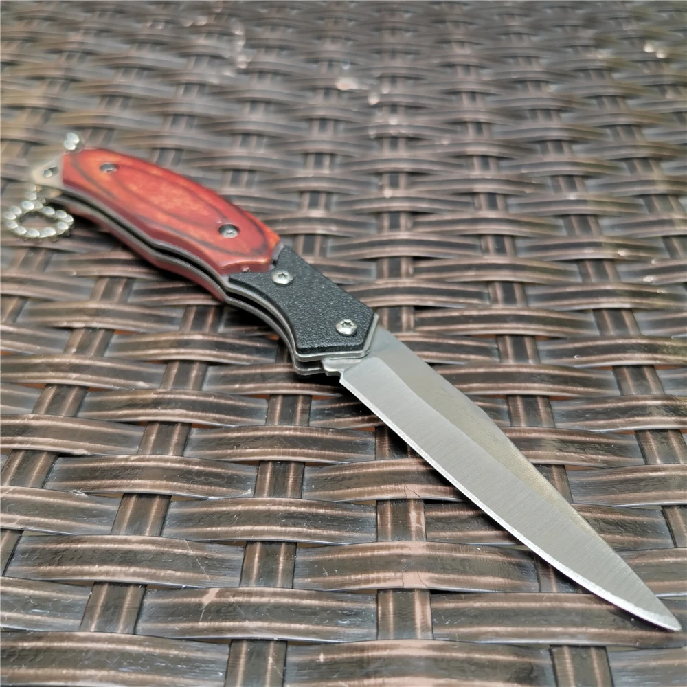 7CR13MOV лезвие мини карманный складной охотничий нож тактические ножи с деревянной