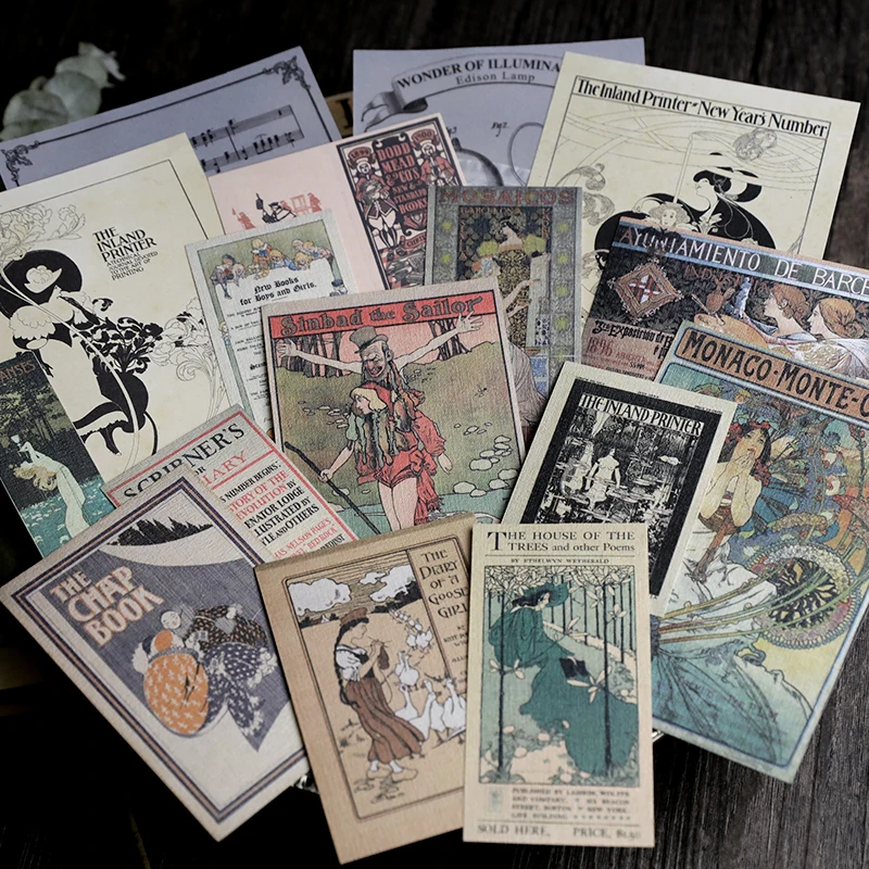 Junk journal C винтажный Материал пакет DIY Скрапбукинг альбом дневник счастливые украшения для ежедневника материал бумаги