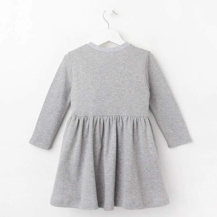 Dress children's KAFTAN &quotBow" height 98-104 cm (30) gray 4753631 | Детская одежда и обувь