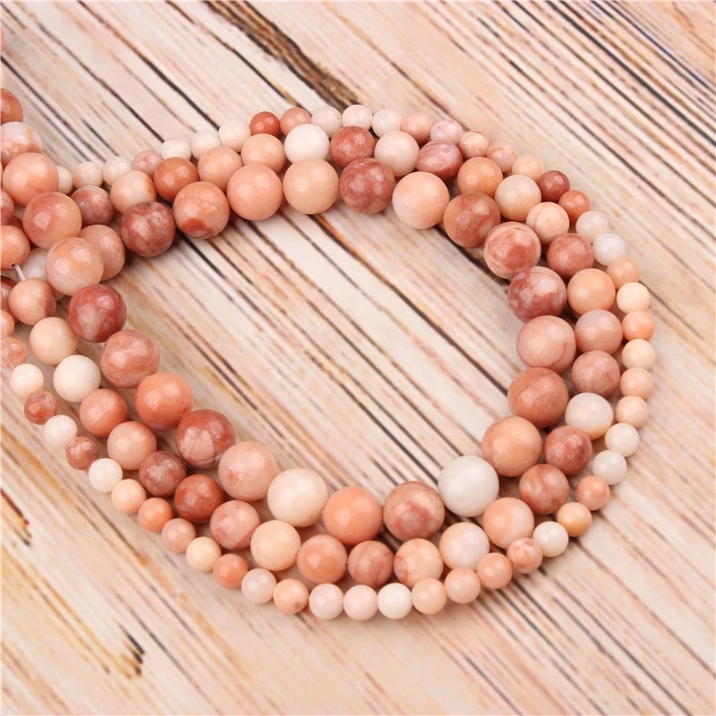 

Wholesale Fandongling 4/6/8/10/12mm Natural Loose Beads Round Jewelry Bracelet Necklace DIY Production