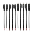 510 шт. 15 см 5,5x2,1 мм 12 В постоянного тока вилка-гнездо Кабель с разъемом для камеры видеонаблюдения 5050 3528 Светодиодная светильник