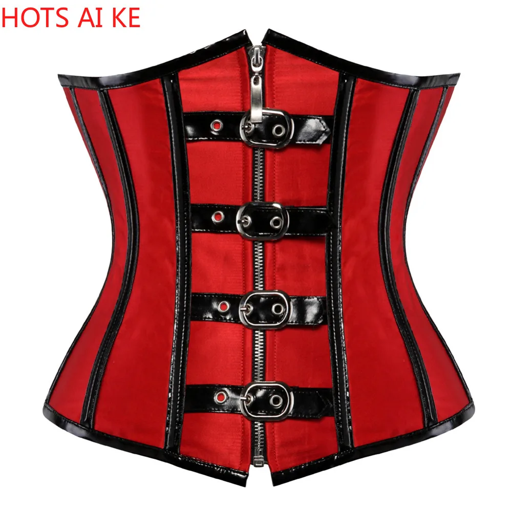 

Sexy Women's Gothic Steampunk Corset Steel Boned Shapewear Waist Trainer Cincher Corselet