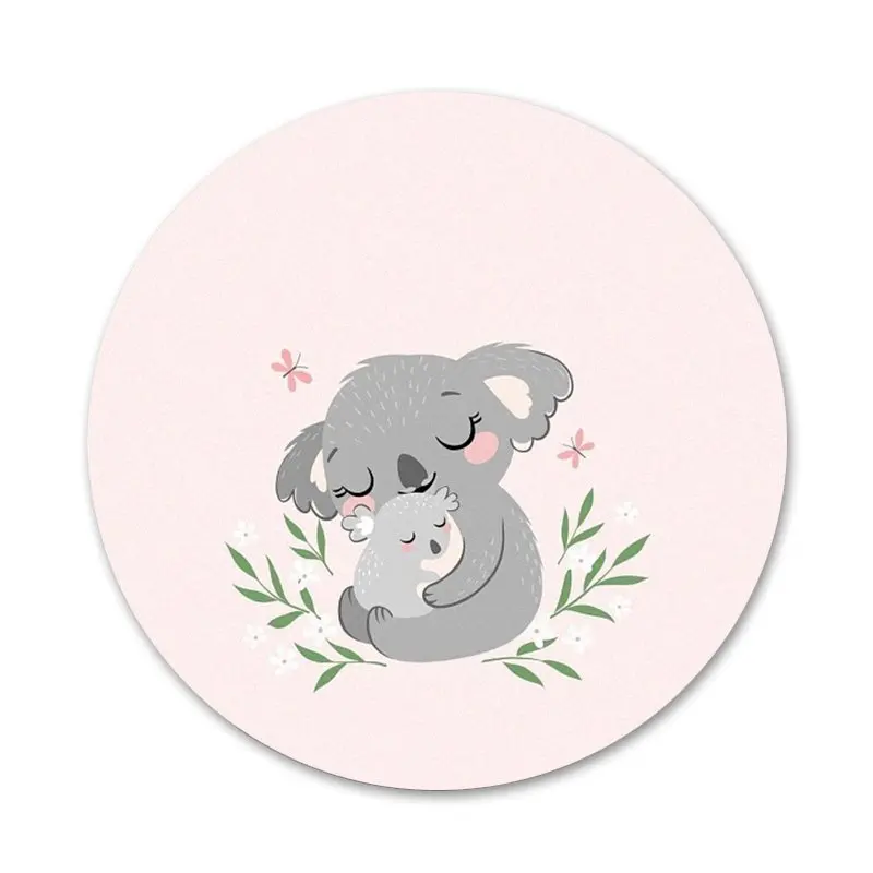 Милые животные мистер коала Пасхальный кролик значки металлические для