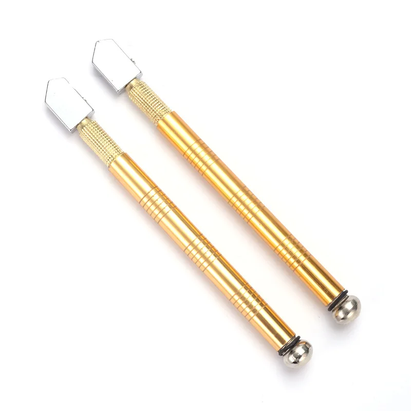 Glass Cutter Diamond Tip Steel Blade Cutting Tool Oil Feed Antislip Metal Handle 175mm For Hand | Инструменты