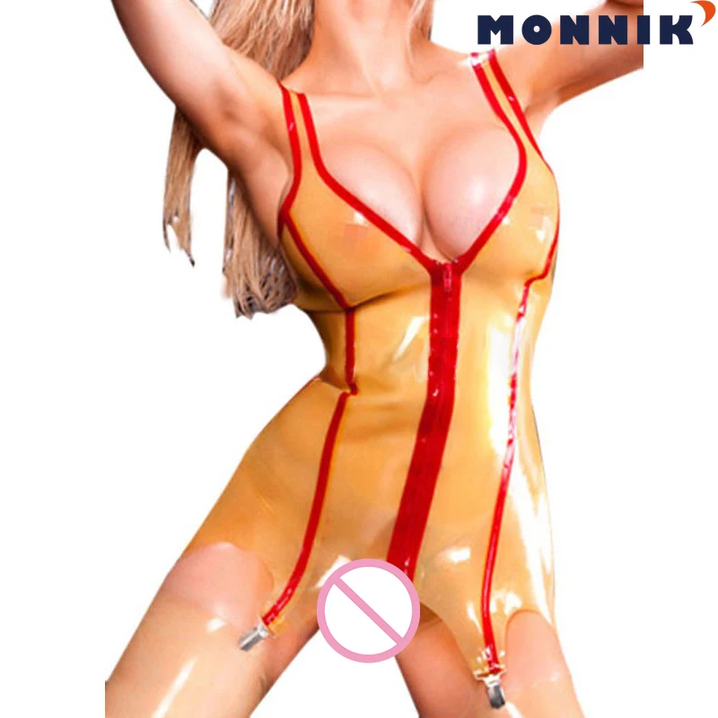 Женское нижнее белье из латекса MONNIK latexSexy Gummi 0 4 мм|Женское и боди| |