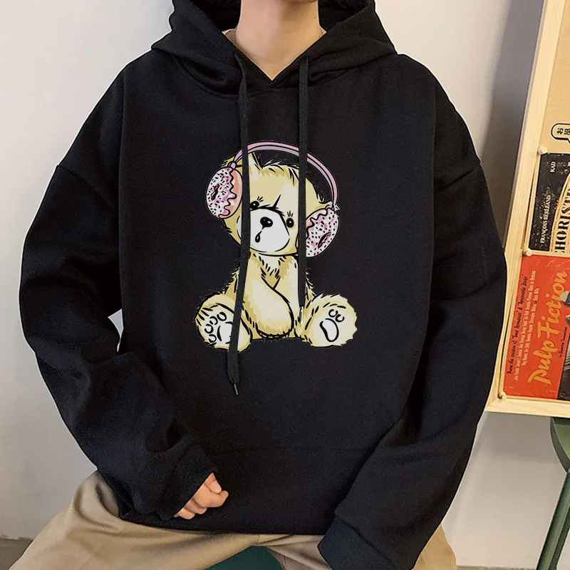 

Catbear Hoodies Sweatshirt Male Oversized Hoodie Hooded Sweatshirts Harajuku Oversize Men's Clothing Streetwear Anime Clothes