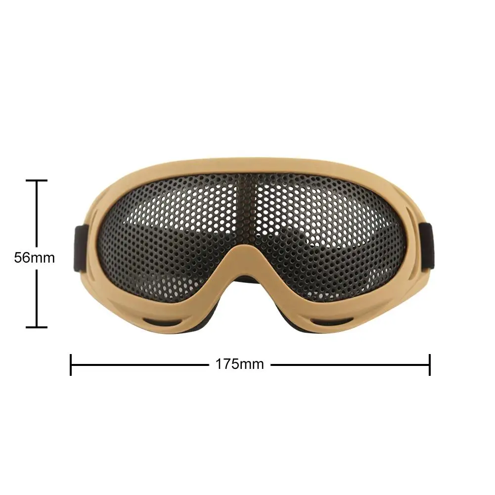 

Hunting Goggles Steel Wire Mesh Net Delicate Outdoor Game Eyes Protective Safety Glasses Necessary Tactical Outdoor Supplies
