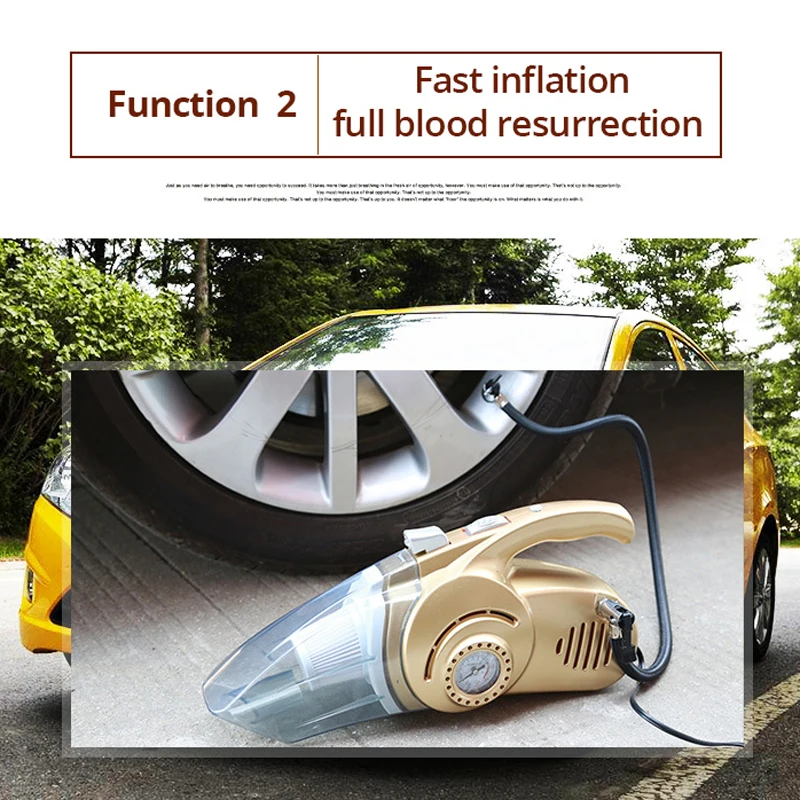 Автомобильный пылесос 120 Вт Портативный Ручной влажный и сухой двойного