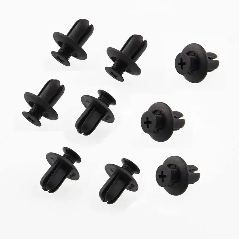 

120 X 8mm Car Hole Plastic Rivets Fastener Bumper Push Pin Clips Clip