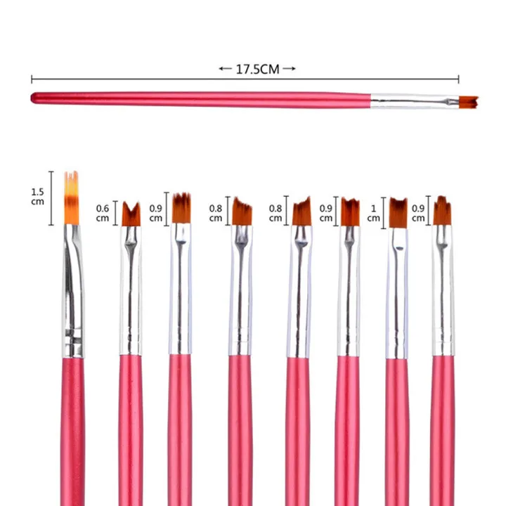 

XZM women tool art Manicure tools Petal pattern pen flower brush wooden pole set 8 sticks fashion beautiful practical