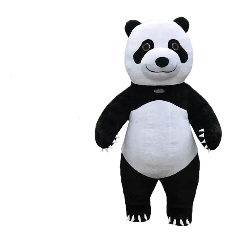 

Long-haired panda polar bear Mascot Costume Suits Cosplay Party Game Dress Outfits Clothing Advertising Promotion Carnival