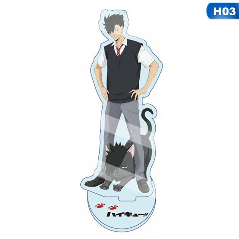 Аниме Haikyuu! Акриловая настольная подставка фигурки модели волейбол подростковые