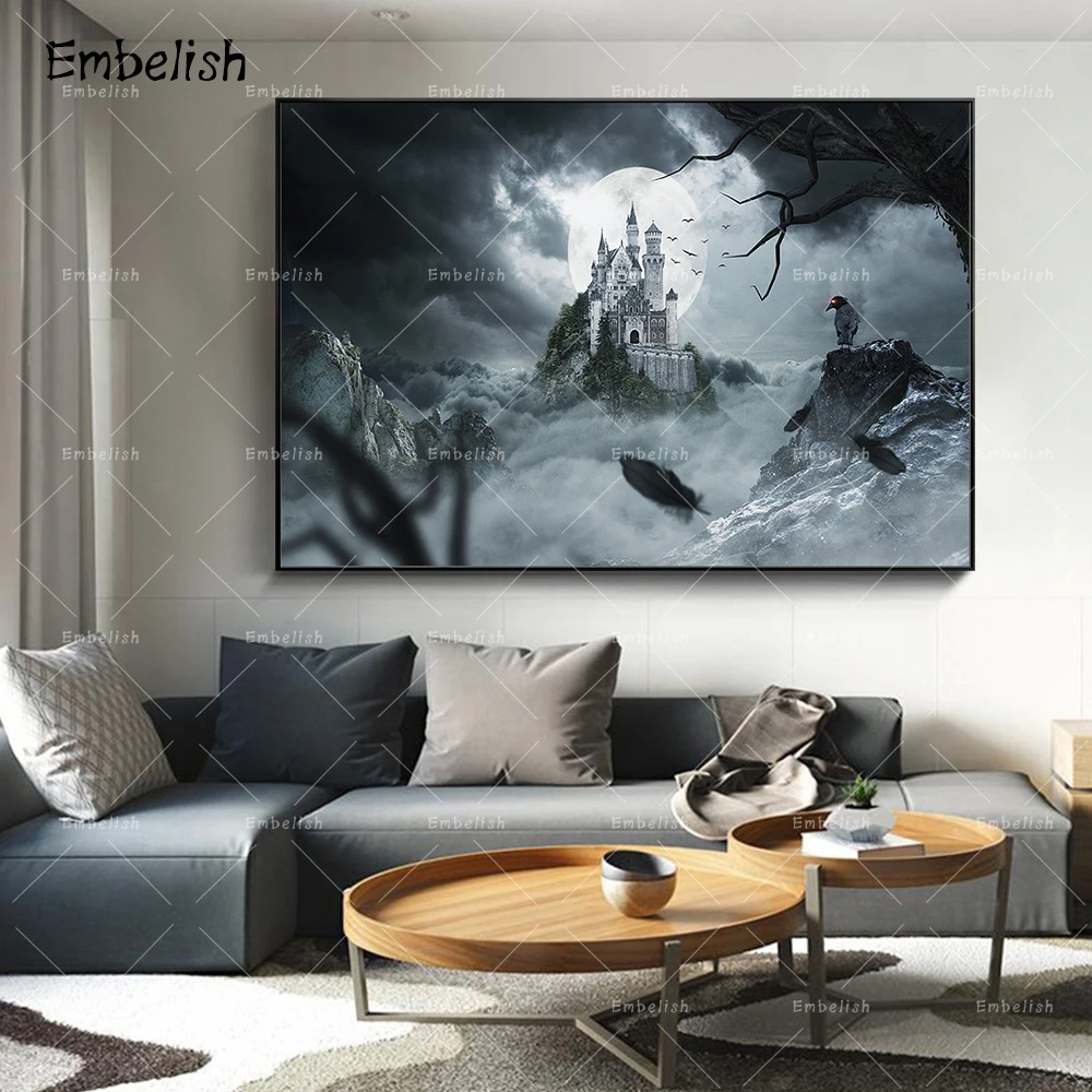

Embelish 1 Pieces Abstract Landscape HD Print On Canvas Paintings For Living Room Modern Home Decor Wall Framed Bedroom Pictures