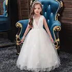 Для детей от 3 до 12 лет, одежда для девочек, платье принцессы с бантом; Детское платье с вышитыми цветами; Платье для девочек в винтажном стиле; Детские платья для свадьбы, вечерние бальное платье, вечернее платье