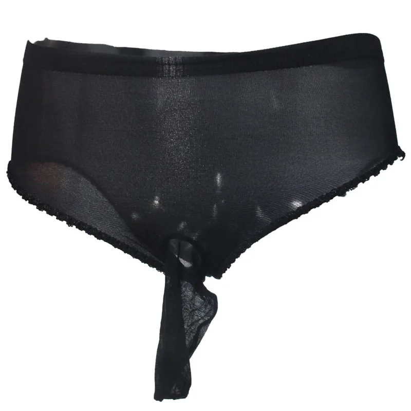 Черный BDSM сексуальная Сильный Человек Уплотнительное кольцо стринги leopard брюки bandoge Стринги Взрослых игра для человека секс игрушки ролевые игры продукт - Цвет: Черный