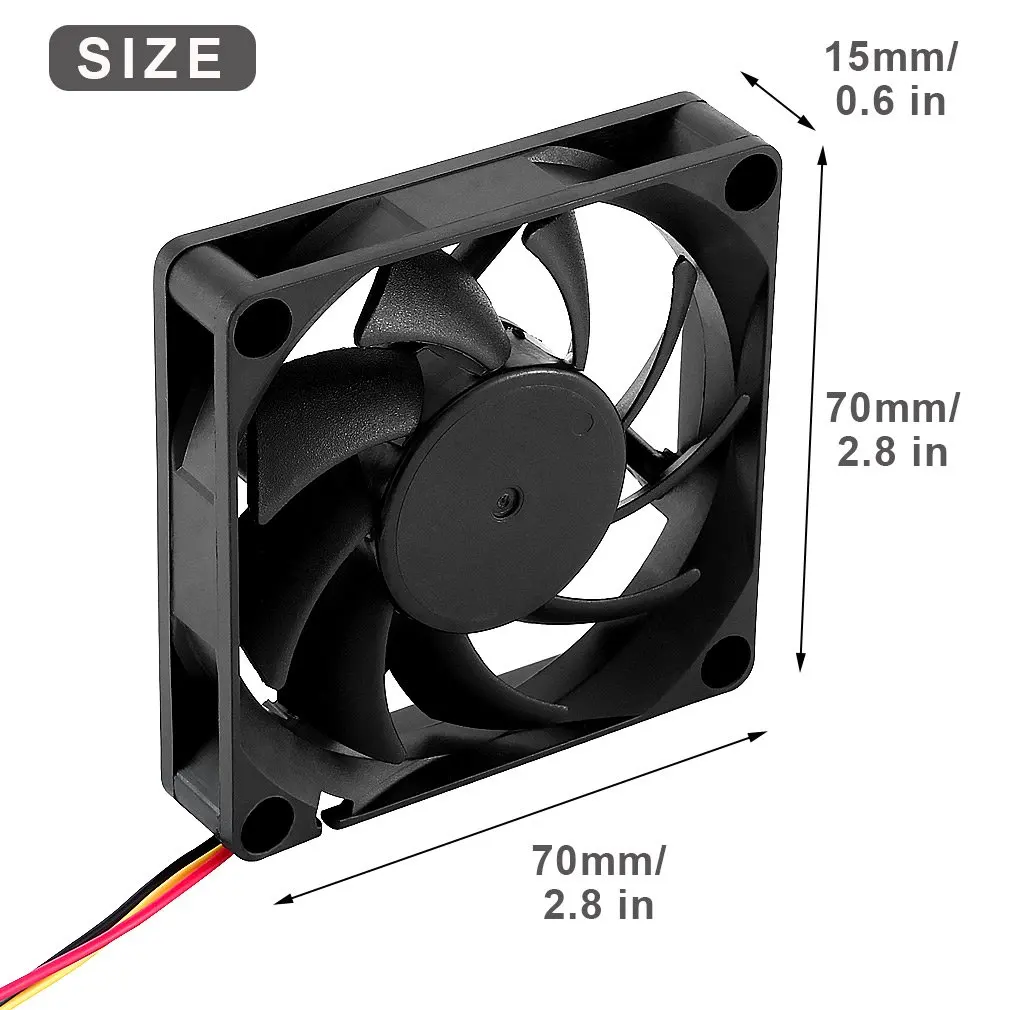 

7cm 12 V Ball Bearing Energy Saving Case Cooling fan for Computer