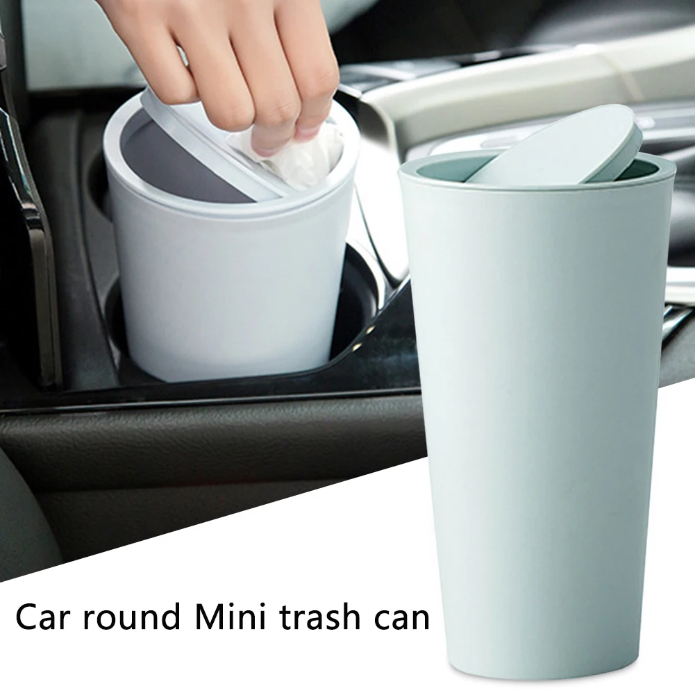 Компактный мусорный ящик для автомобиля мусорное ведро PP простое мини