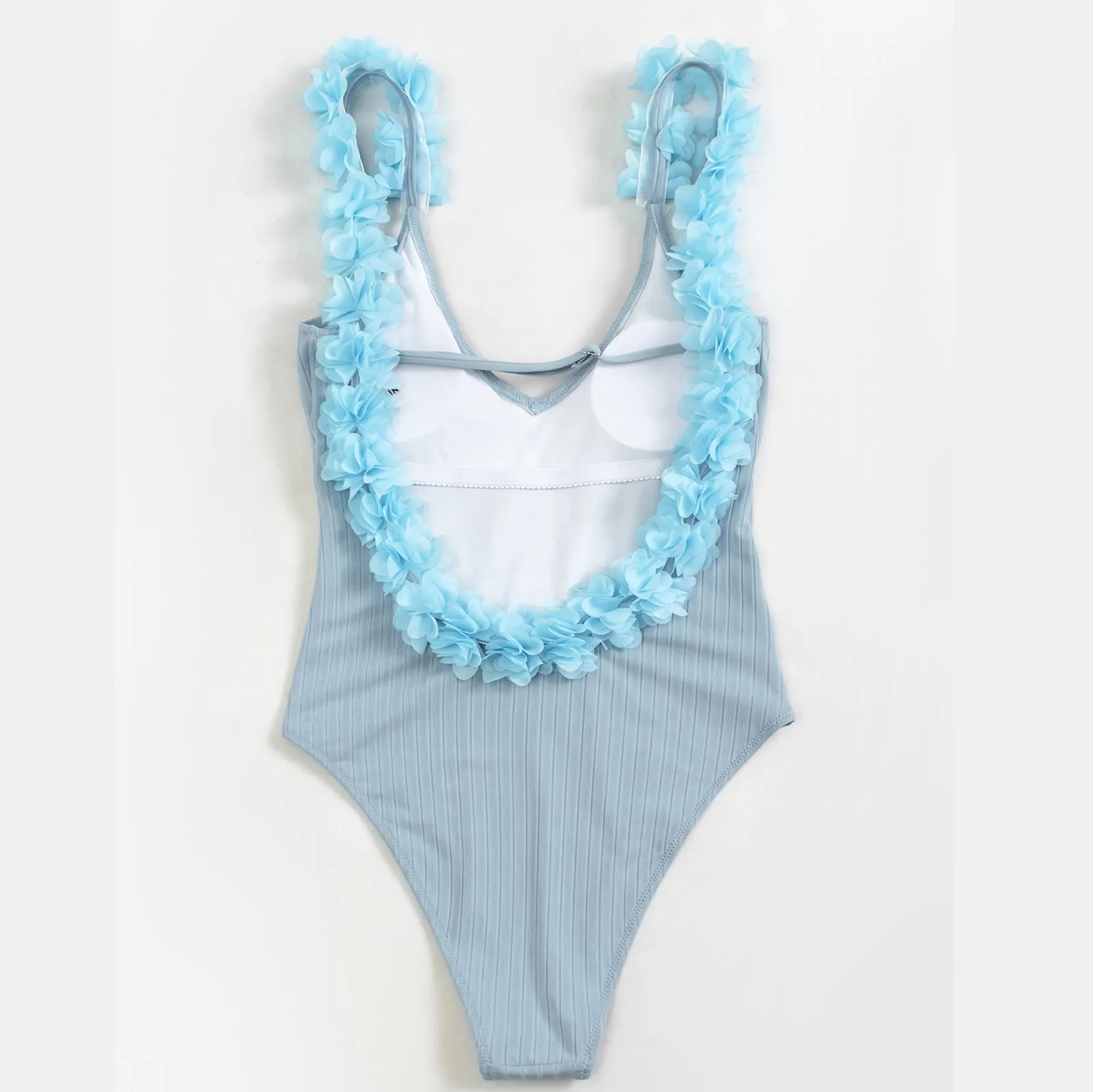 

New Bikini Swimsuit Dress Bathing-shits 2021 Women's Sexy High Waisted Open Back Bikini One Piece Swimsuit