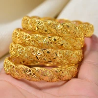 dubai arab wedding jewelry bracelet bangles for women girl indian gold braceletsbangles copper ball cuff bangles bridal jewelry